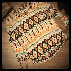 Ikat print top by Tulle with great details